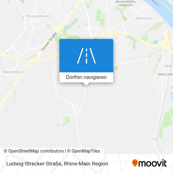 Ludwig-Strecker-Straße Karte