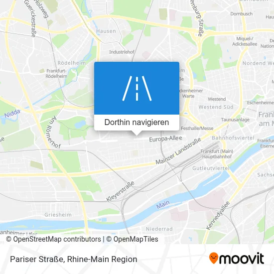 Pariser Straße Karte