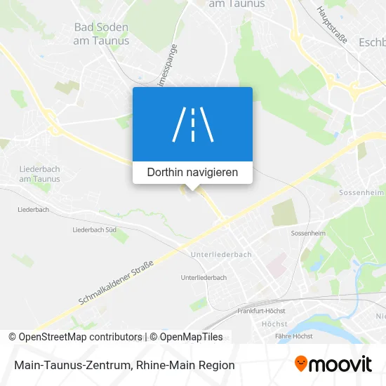 Main-Taunus-Zentrum Karte