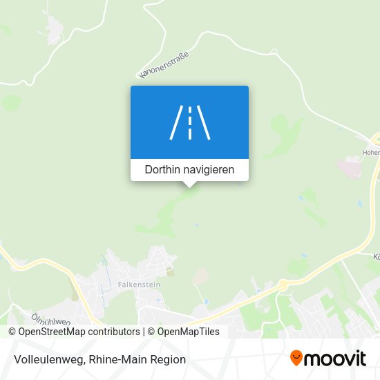 Volleulenweg Karte