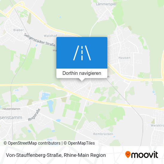 Von-Stauffenberg-Straße Karte