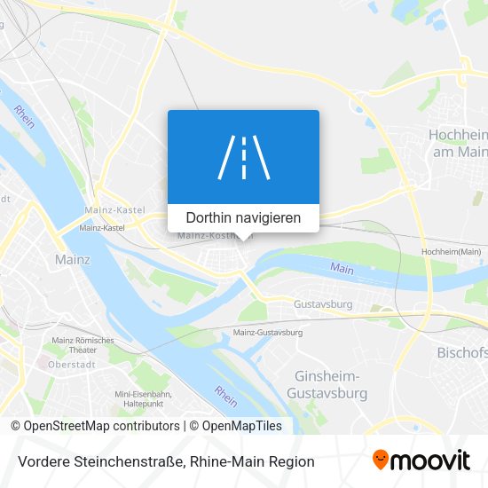 Vordere Steinchenstraße Karte