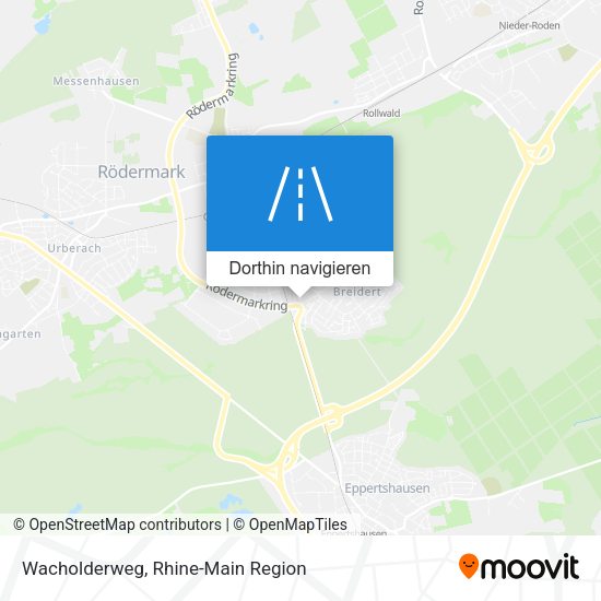 Wacholderweg Karte