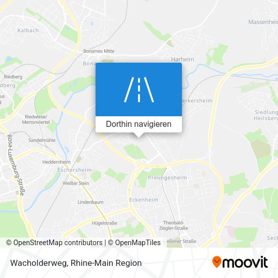 Wacholderweg Karte