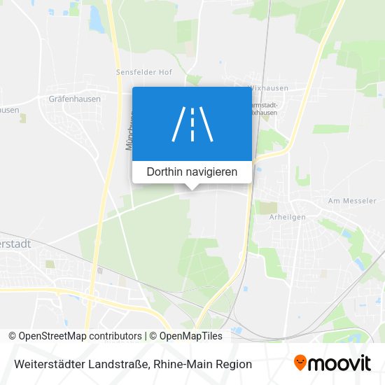 Weiterstädter Landstraße Karte