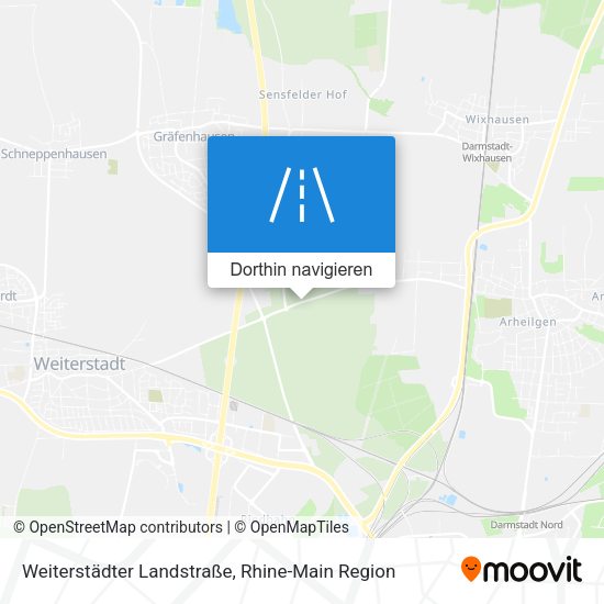 Weiterstädter Landstraße Karte