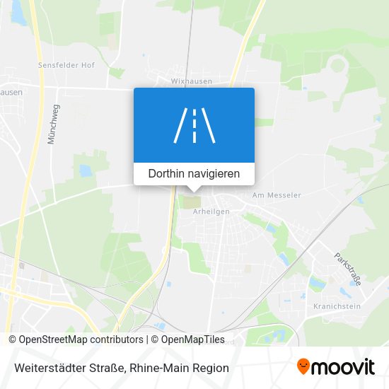 Weiterstädter Straße Karte