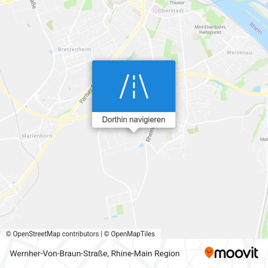 Wernher-Von-Braun-Straße Karte