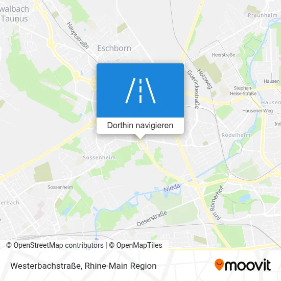 Westerbachstraße Karte
