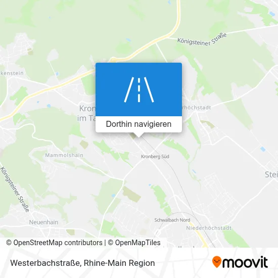 Westerbachstraße Karte
