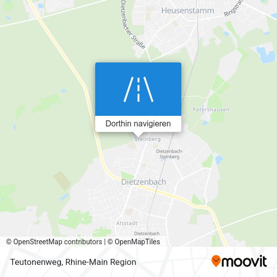 Teutonenweg Karte