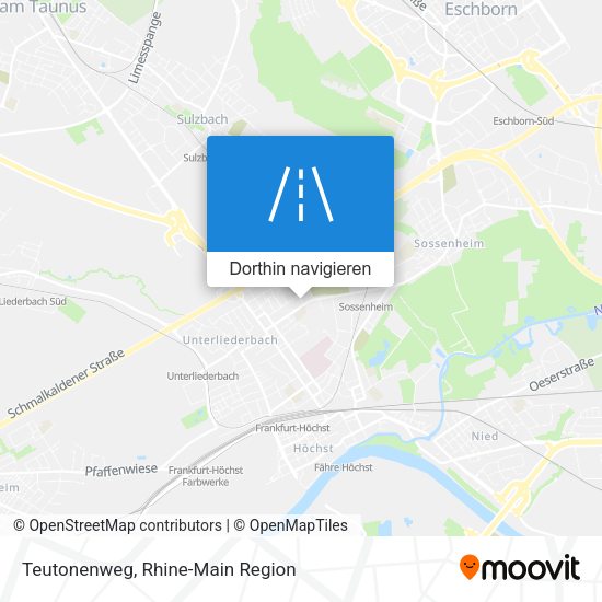 Teutonenweg Karte