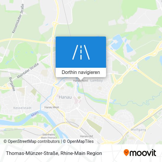 Thomas-Münzer-Straße Karte