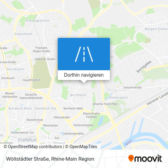 Wöllstädter Straße Karte