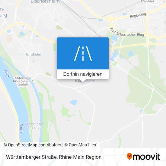 Württemberger Straße Karte