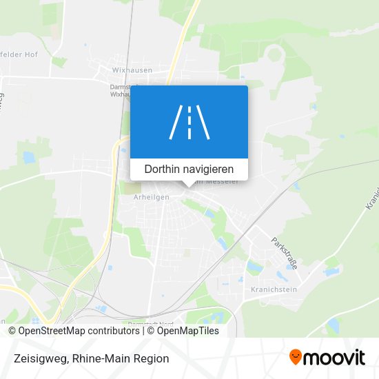 Zeisigweg Karte