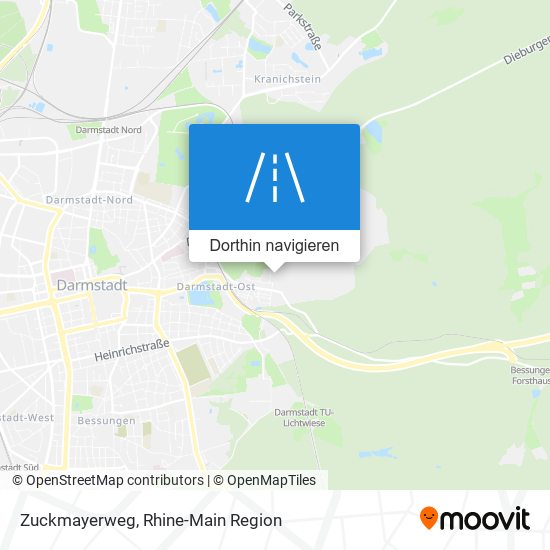 Zuckmayerweg Karte