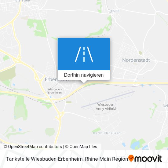 Tankstelle Wiesbaden-Erbenheim Karte