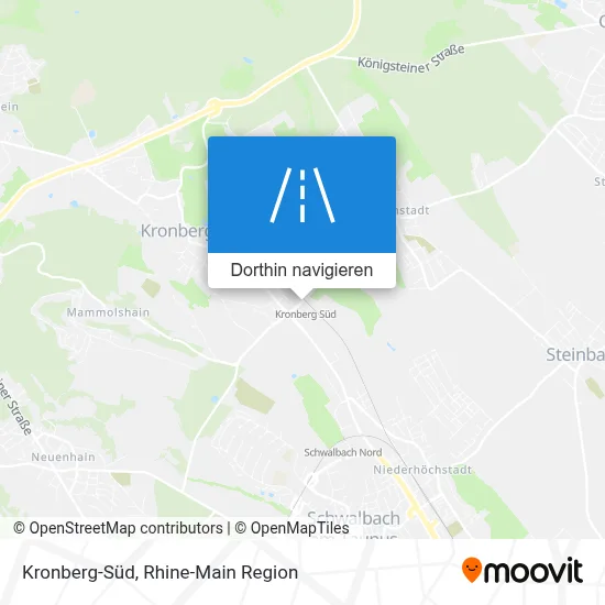 Kronberg-Süd Karte