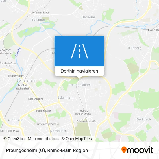 Preungesheim (U) Karte