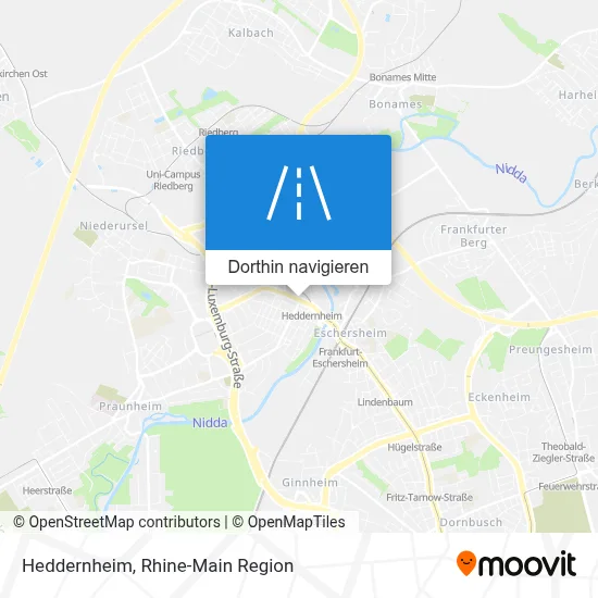Heddernheim Karte
