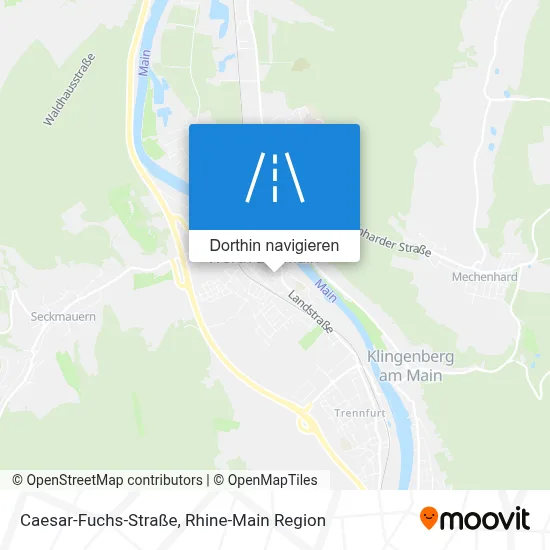 Caesar-Fuchs-Straße Karte