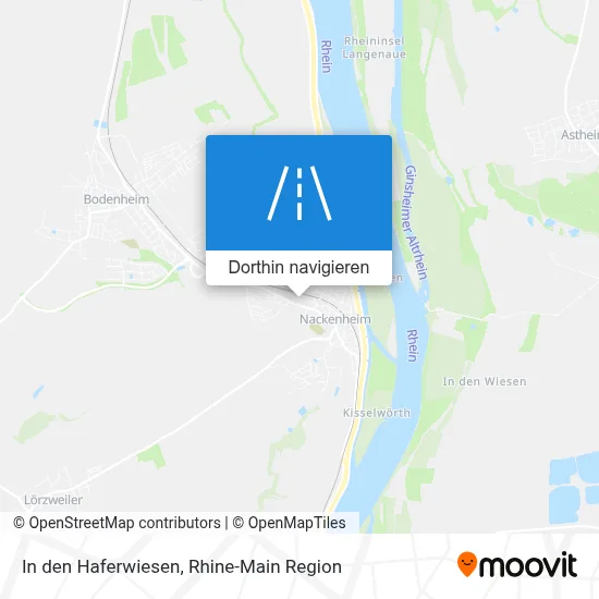 In den Haferwiesen Karte