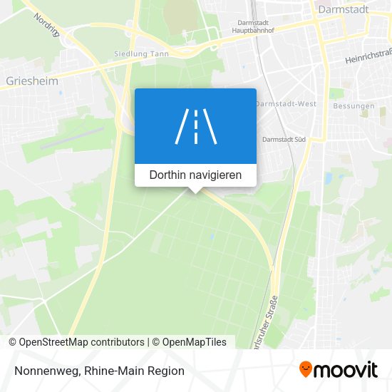 Nonnenweg Karte