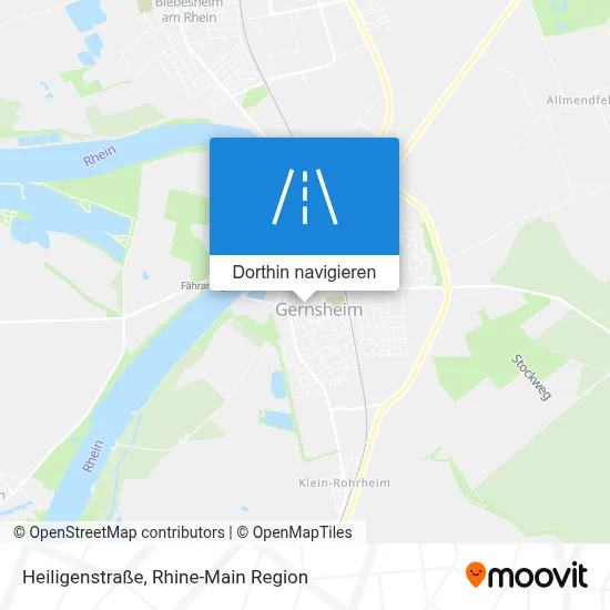 Heiligenstraße Karte