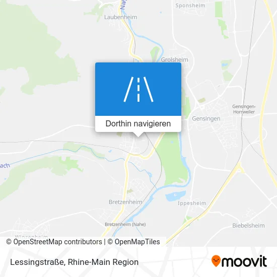 Lessingstraße Karte