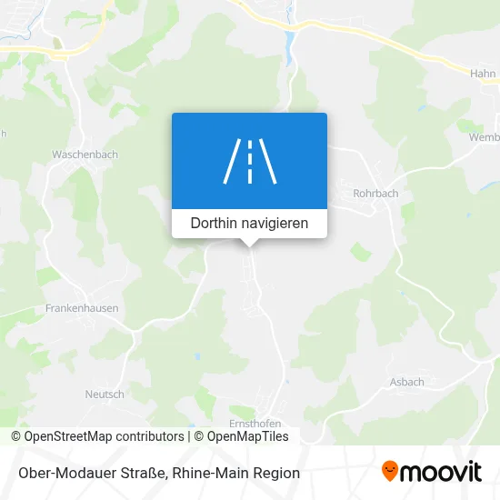 Ober-Modauer Straße Karte