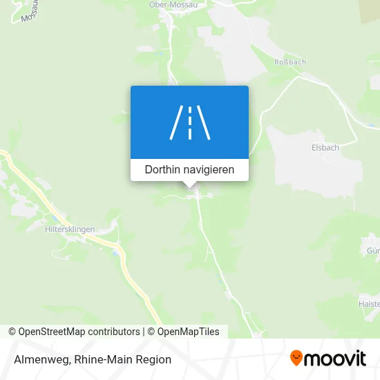 Almenweg Karte