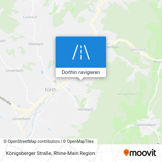 Königsberger Straße Karte