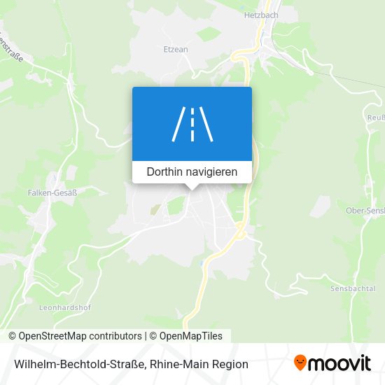 Wilhelm-Bechtold-Straße Karte