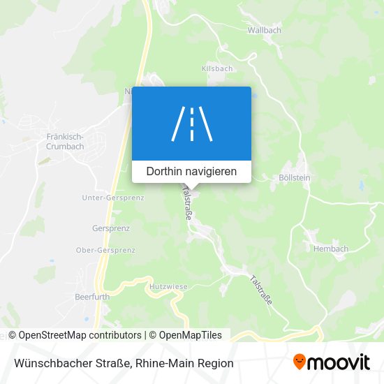 Wünschbacher Straße Karte
