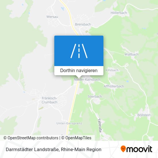 Darmstädter Landstraße Karte