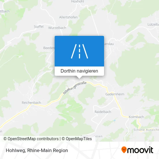 Hohlweg Karte
