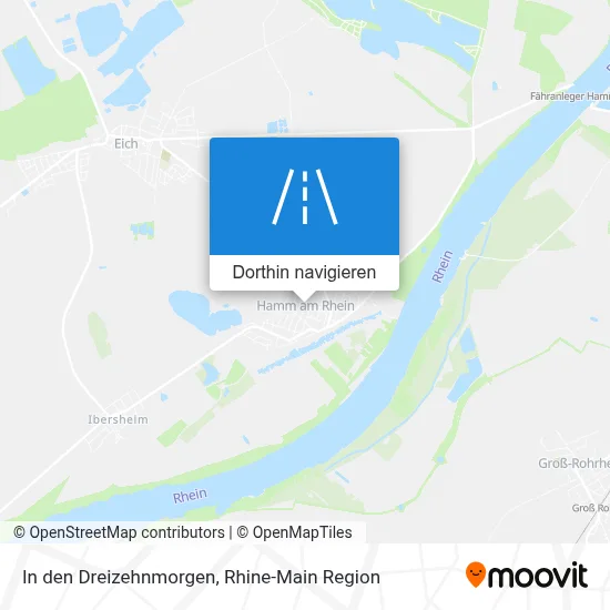 In den Dreizehnmorgen Karte