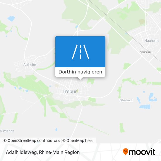 Adalhildisweg Karte