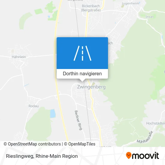 Rieslingweg Karte