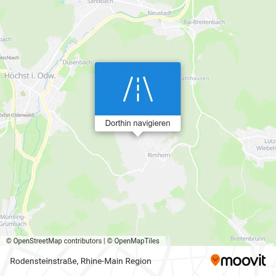 Rodensteinstraße Karte