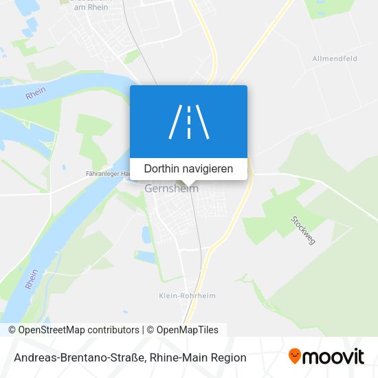 Andreas-Brentano-Straße Karte