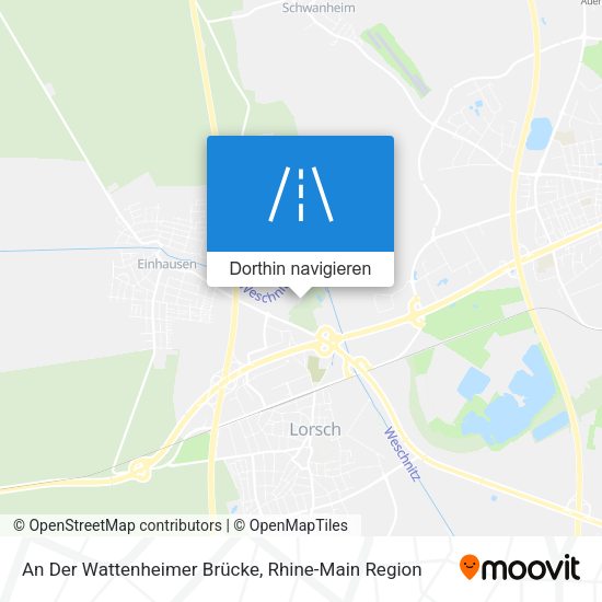 An Der Wattenheimer Brücke Karte