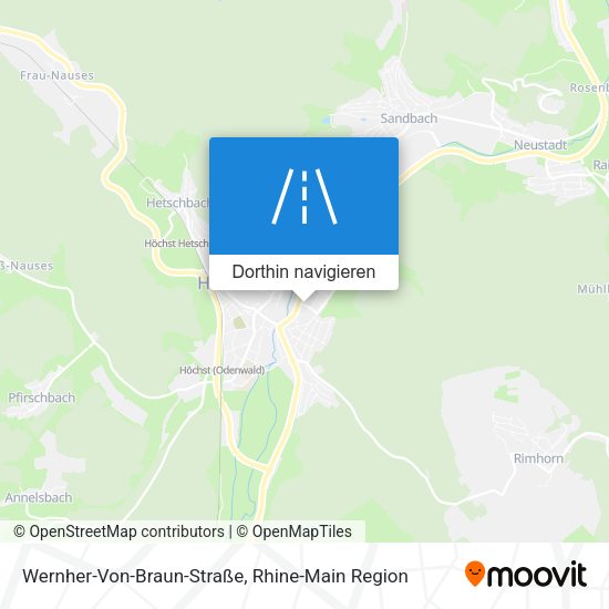 Wernher-Von-Braun-Straße Karte