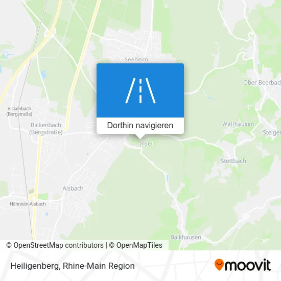 Heiligenberg Karte