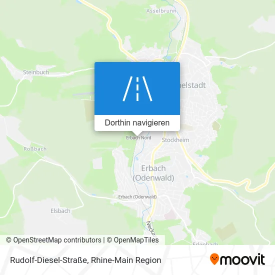 Rudolf-Diesel-Straße Karte