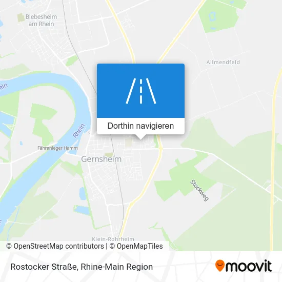 Rostocker Straße Karte