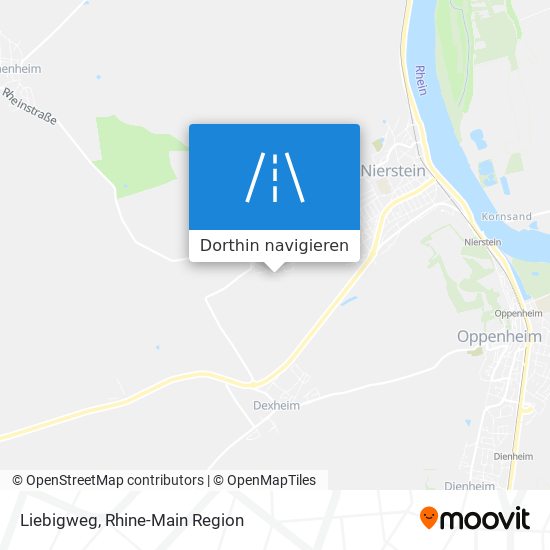 Liebigweg Karte