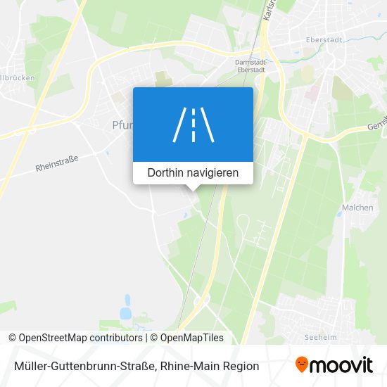 Müller-Guttenbrunn-Straße Karte