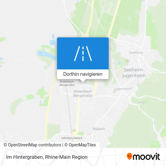 Im Hintergraben Karte